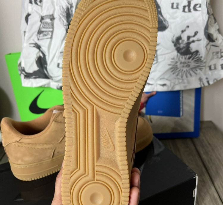 Nike Supreme Air Force 1 Low Wheat