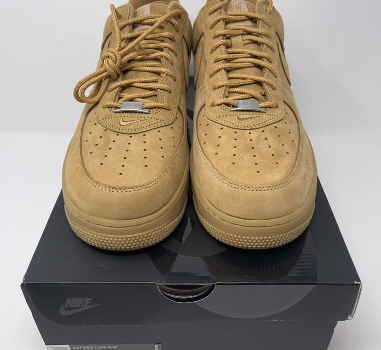 Nike Supreme Air Force 1 Low Wheat Dn1555-200 Size 13
