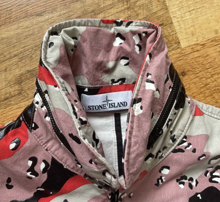 Stone Island 3c Pu Desert Camo Jacket