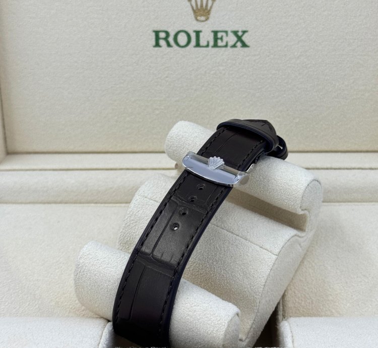 Rolex 1908 Unworn 2024 Perpetual 1908 White Gold Black Dial 52509-0002 Complete