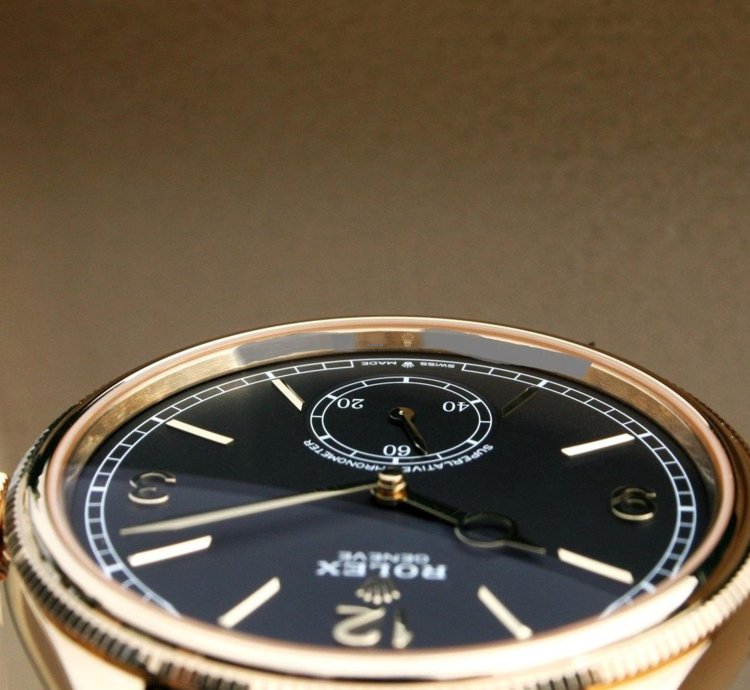 Rolex 1908 Unworn 2024 Perpetual 1908 Yellow Gold Black Dial 52508-0002 Complete