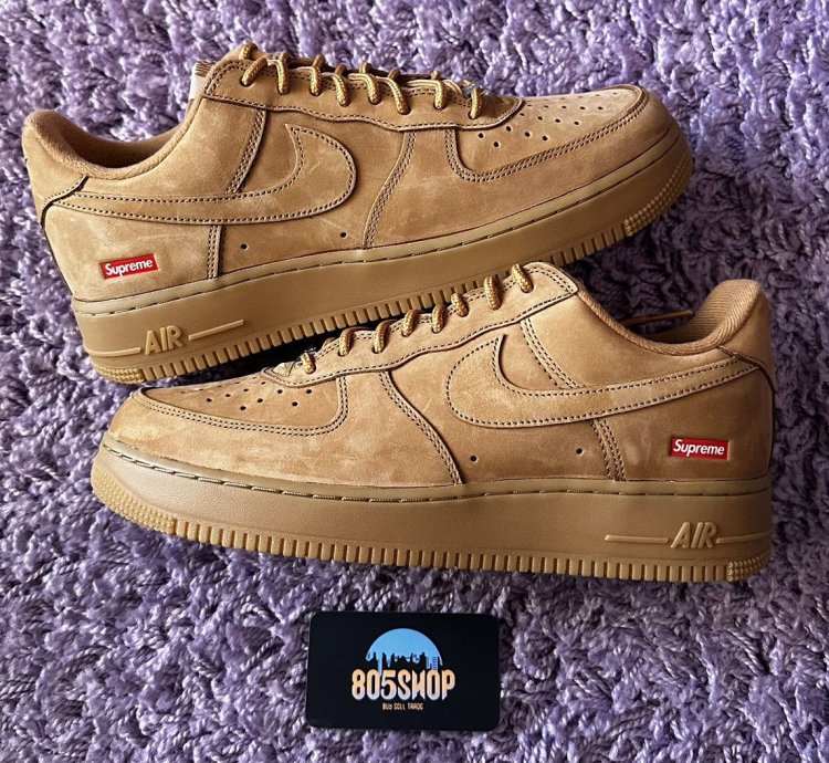 Nike Supreme Air Force 1 Wheat