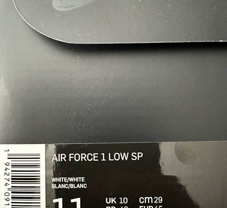 Nike Supreme Air Force 1 White