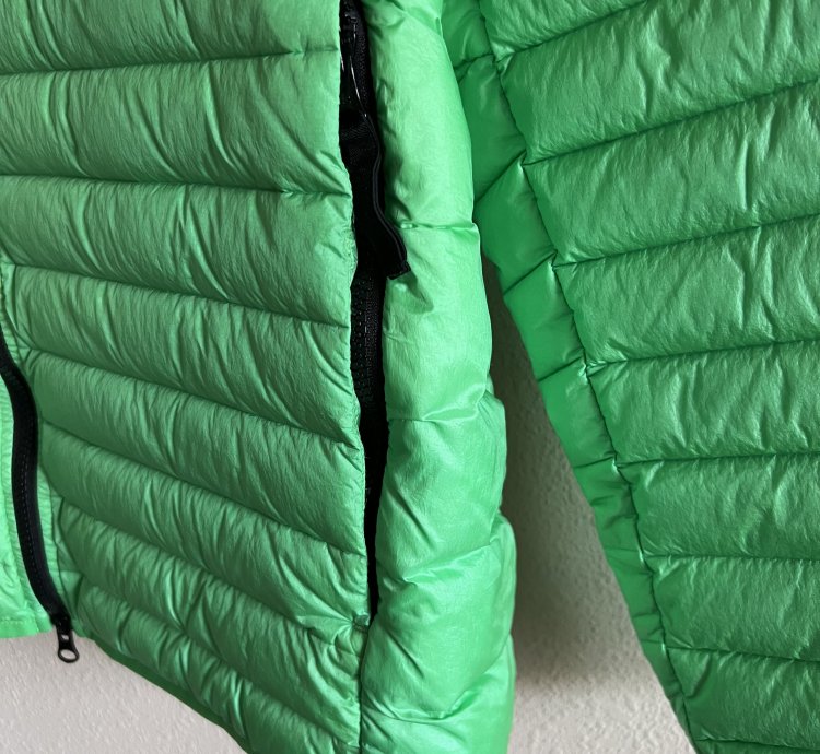 Stone Island 40324 Real Down Jacket In Light Green