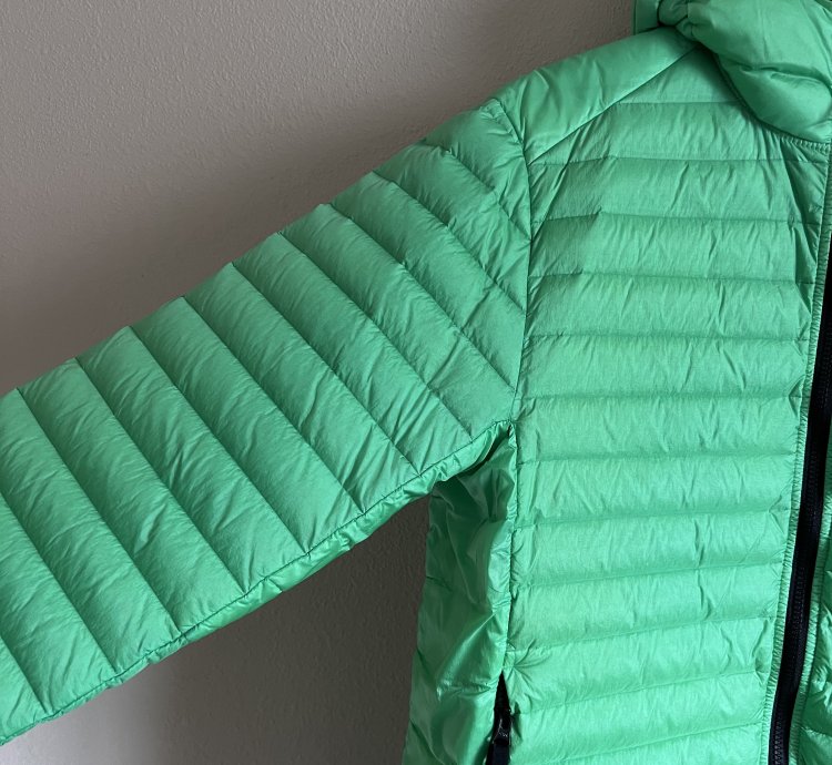Stone Island 40324 Real Down Jacket In Light Green