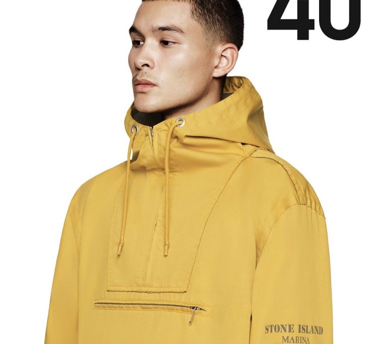 Stone Island 40th Anni Raso Gommato Cover Colorato Bio -