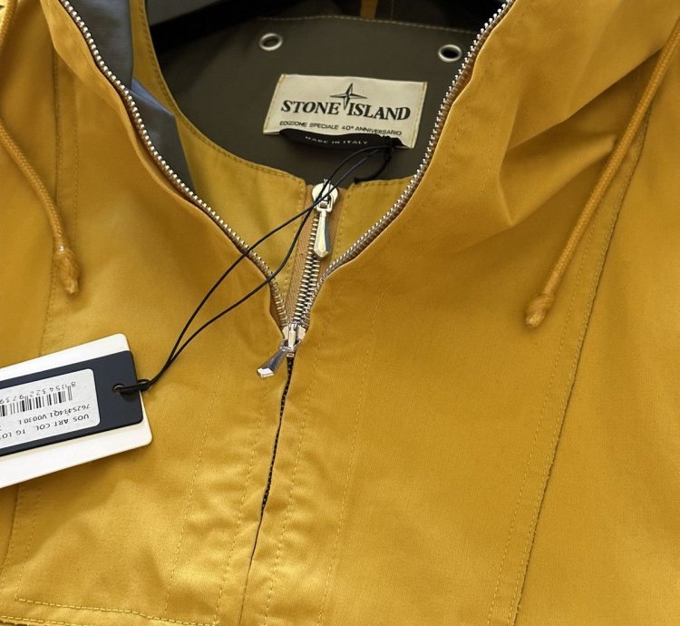 Stone Island 40th Anni Raso Gommato Cover Colorato Bio -