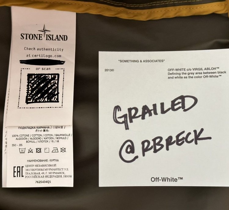 Stone Island 40th Anni Raso Gommato Cover Colorato Bio -