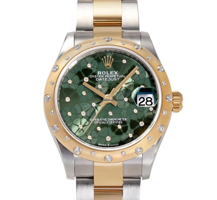 Rolex Datejust 278343rbr Automatic Gold Steel New