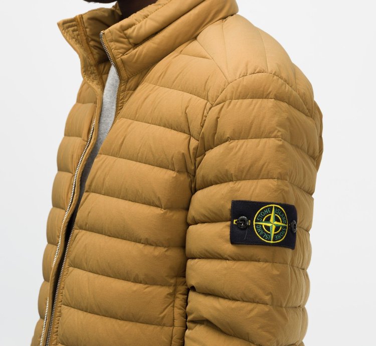 Stone Island 41025 Micro Puff Nylon-tc Jacket Golden Brown