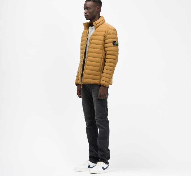 Stone Island 41025 Micro Puff Nylon-tc Jacket Golden Brown
