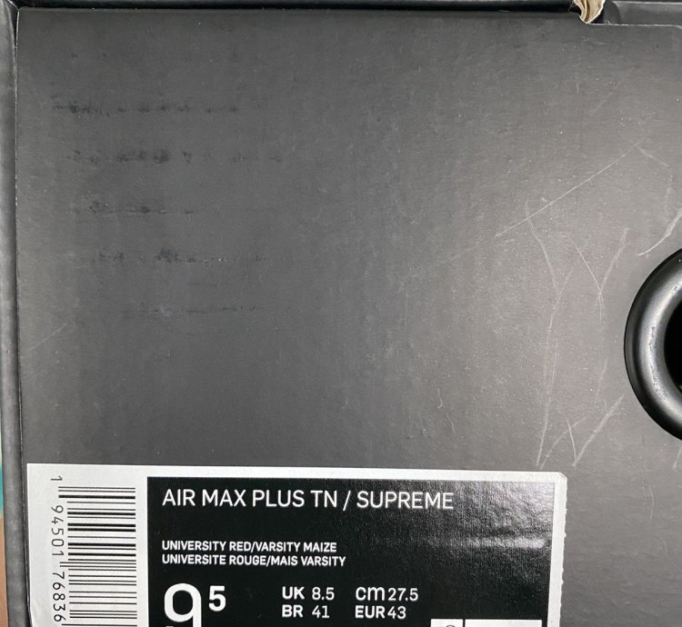 Nike Supreme Air Max Plus Tn