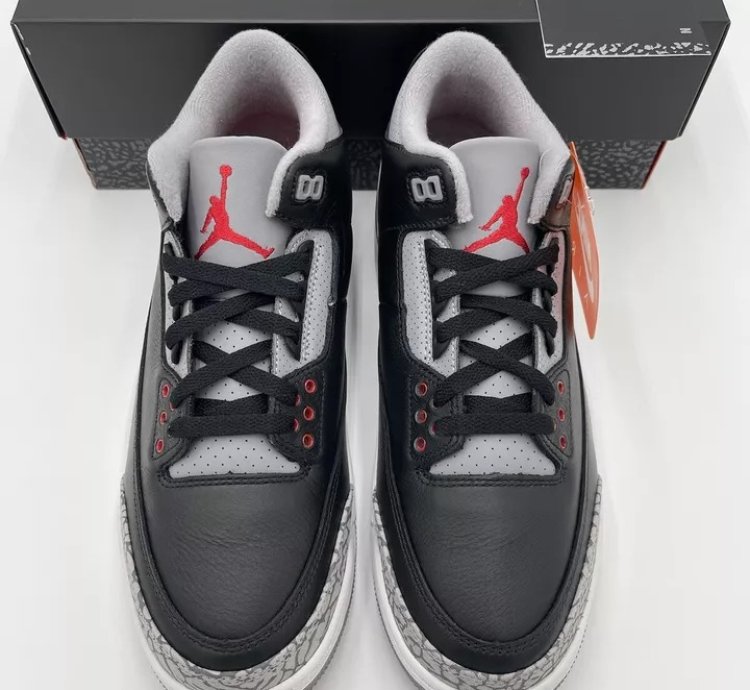 Nike Air Jordan 3 Retro Og Black Cement 2024 dn3707-010 Brand New