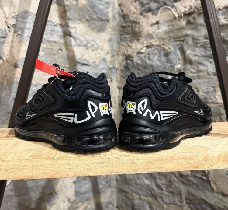 Nike Supreme Black Air Max 98 Tl Sp Sneakers