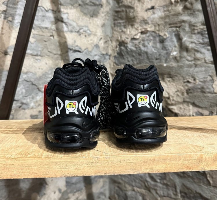 Nike Supreme Black Air Max 98 Tl Sp Sneakers