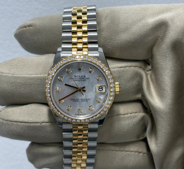 Rolex Datejust 31 2023 Rolex Datejust 31 Two-tone Diamond-set Mop Diamond-set Jubilee