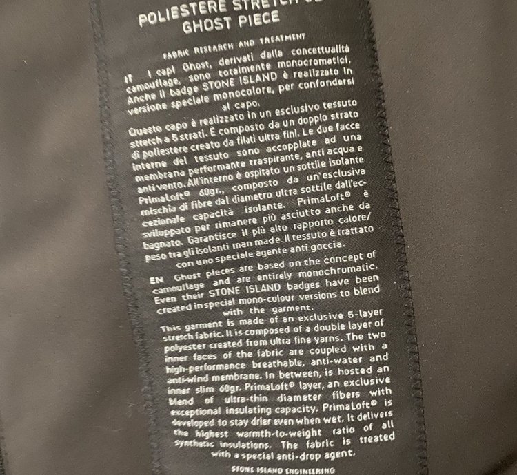 Stone Island 5l Jacket Ghost