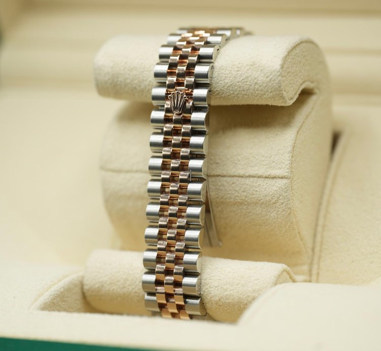 Rolex Datejust 31 2024 Steel Rose Datejust 31 Pink Diamond Dial Unworn Box Papers 278271
