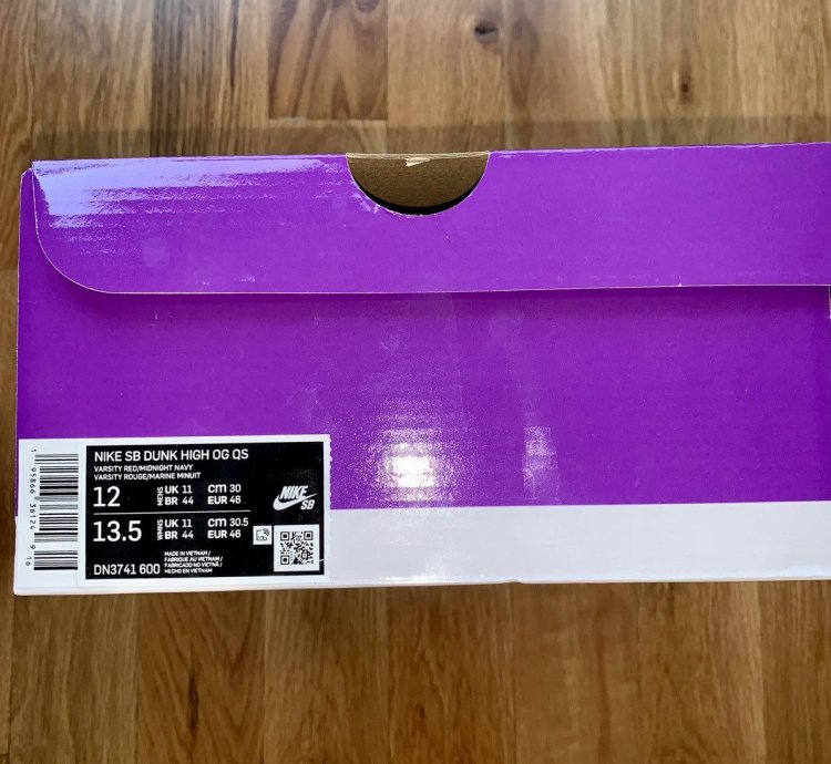 Nike Supreme Dunk High 12m