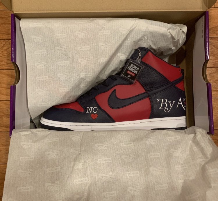 Nike Supreme Dunk High By Any Means
