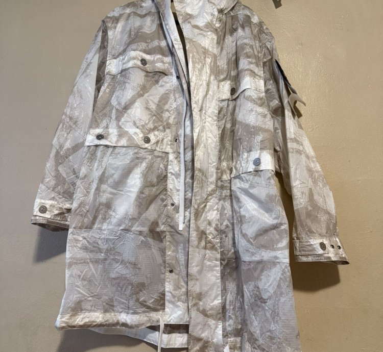 Stone Island 7100011 Uv-reactive Scan Camo On Nylon Ripstop