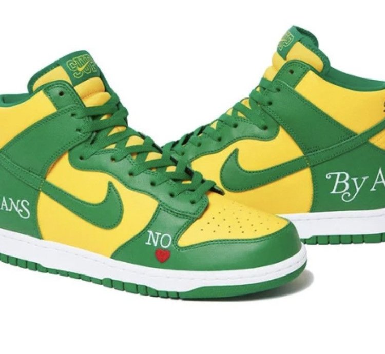 Nike Supreme Dunk High By Any Means Brazil