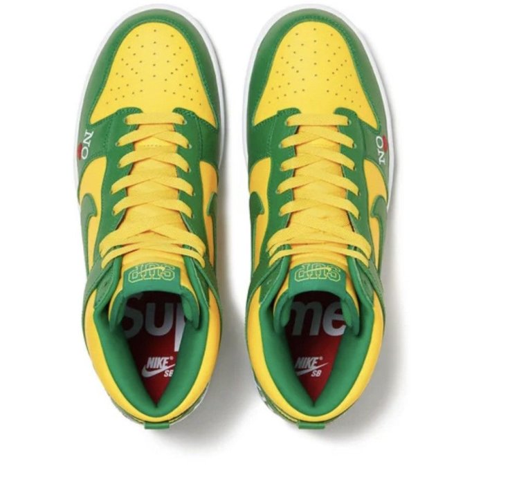 Nike Supreme Dunk High By Any Means Brazil