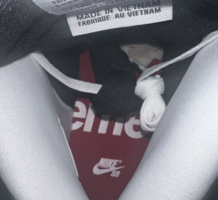 Nike Supreme Dunk High Sb By Any Means Black White