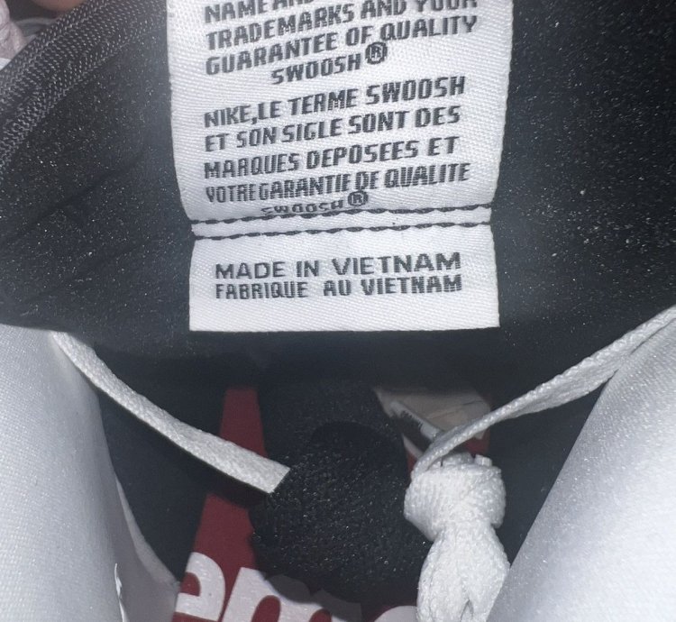 Nike Supreme Dunk High Sb By Any Means Black White