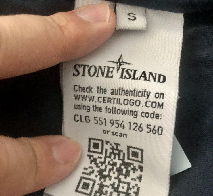 Stone Island 721543230 - Nwot Blue Light Jacket Crinkle Reps