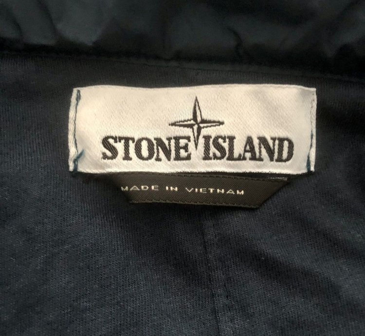Stone Island 721543230 - Nwot Blue Light Jacket Crinkle Reps