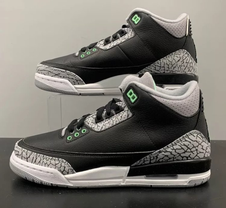 Nike Air Jordan 3 Retro Green Glow Dm0967-031