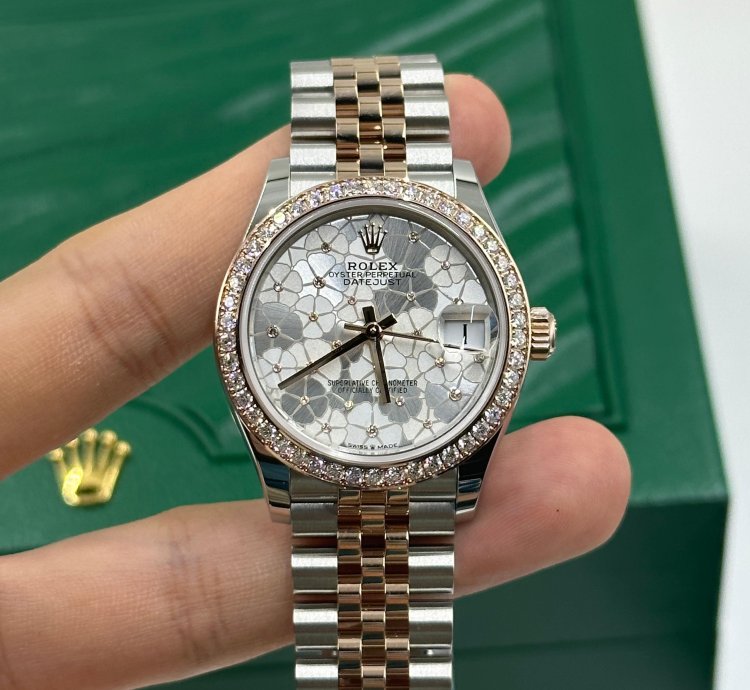 Rolex Datejust 31 278381rbr Silver Flower Jubilee