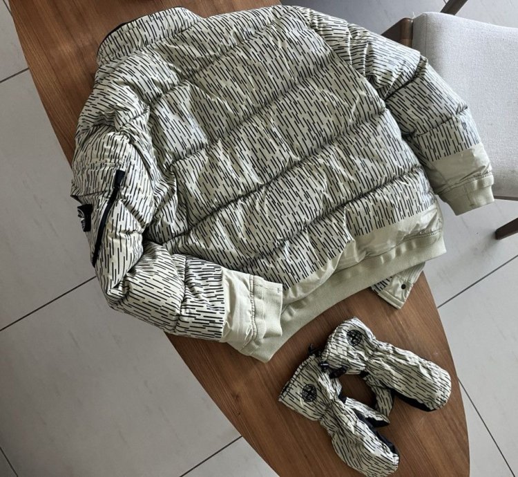 Stone Island Al Down Blouson And Gloves
