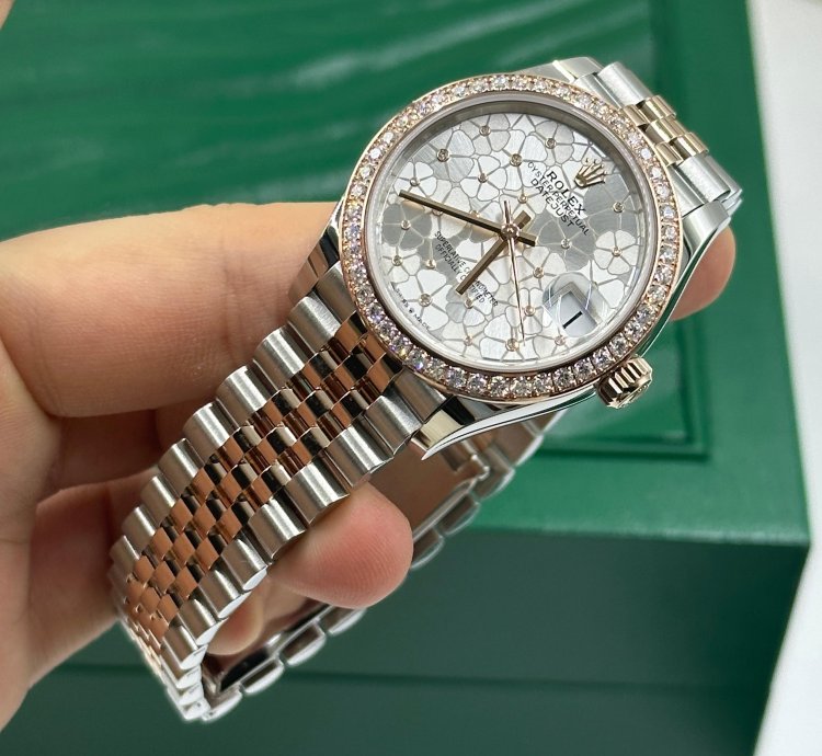 Rolex Datejust 31 278381rbr Silver Flower Jubilee