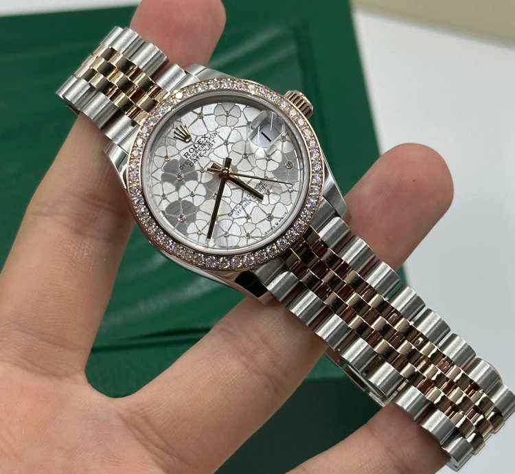 Rolex Datejust 31 278381rbr Silver Flower Jubilee