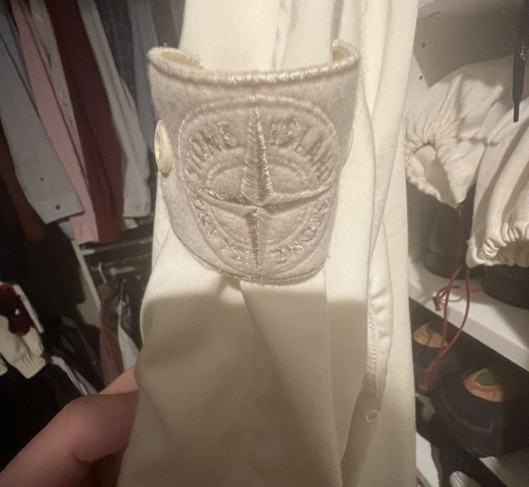 Stone Island All White Ghost Piece Shirt Jacket