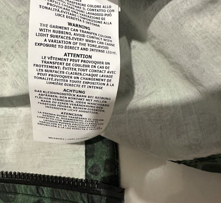 Stone Island Alligator Camo Light Cotton-nylon Tela Jacket
