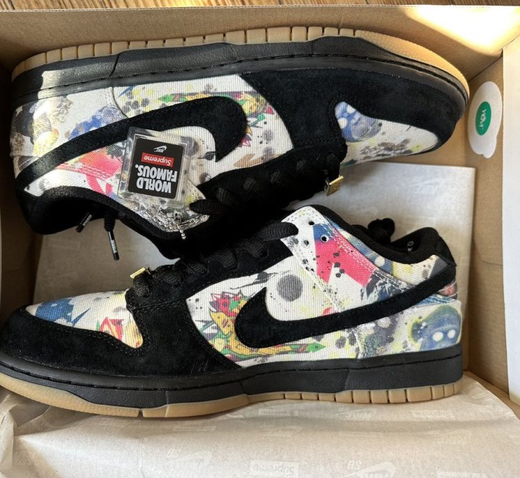 Nike Supreme Dunk Low Sb Ramellzee