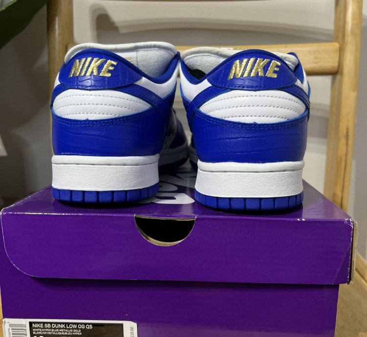 Nike Supreme Dunk Sb Supreme Stars Hyper Royal