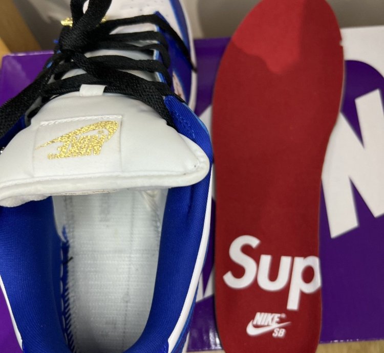 Nike Supreme Dunk Sb Supreme Stars Hyper Royal