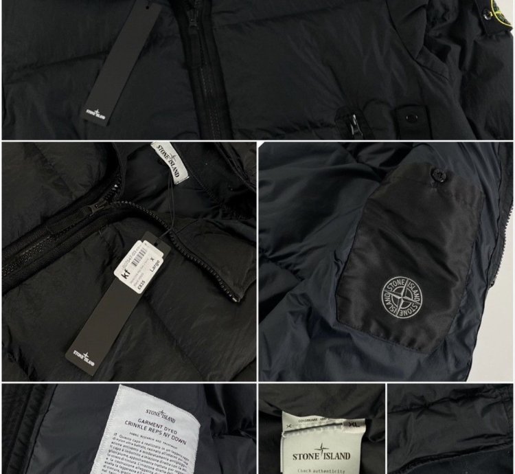 Stone Island Aw21 Crinkle Reps Down Jacket Xl