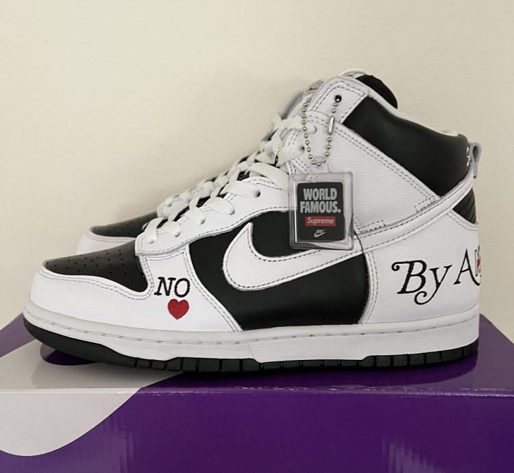 Nike Supreme Sb Dunk High By Any Means