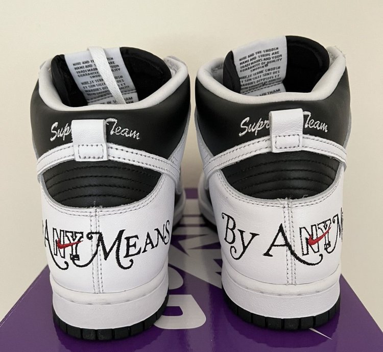 Nike Supreme Sb Dunk High By Any Means