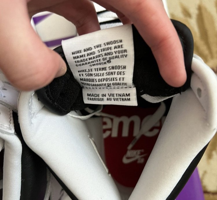 Nike Supreme Sb Dunk High By Any Means