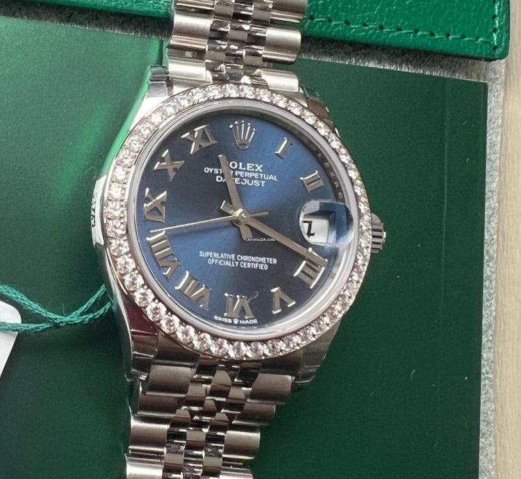Rolex Datejust 31 278384 Datejust 31 Blue Neu-lc 100-oktober 2022 Full Set
