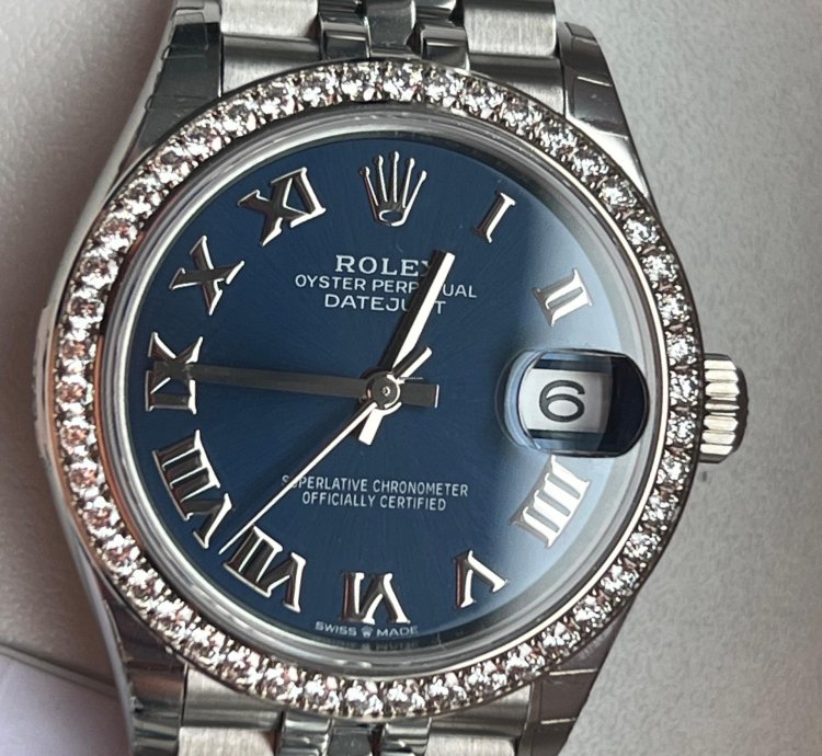 Rolex Datejust 31 278384 Datejust 31 Blue Neu-lc 100-oktober 2022 Full Set