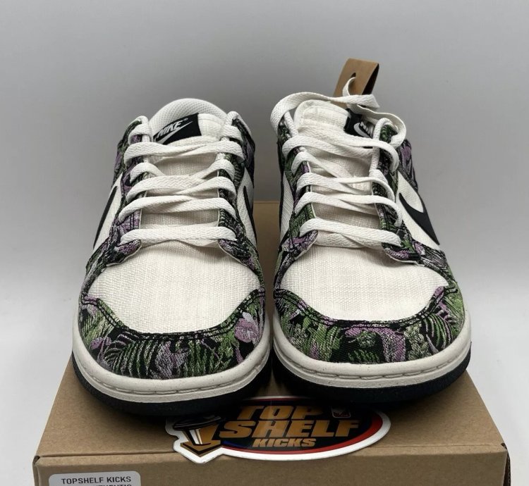 Ds New Nike Dunk Low Next Nature Floral Tapestry 2023