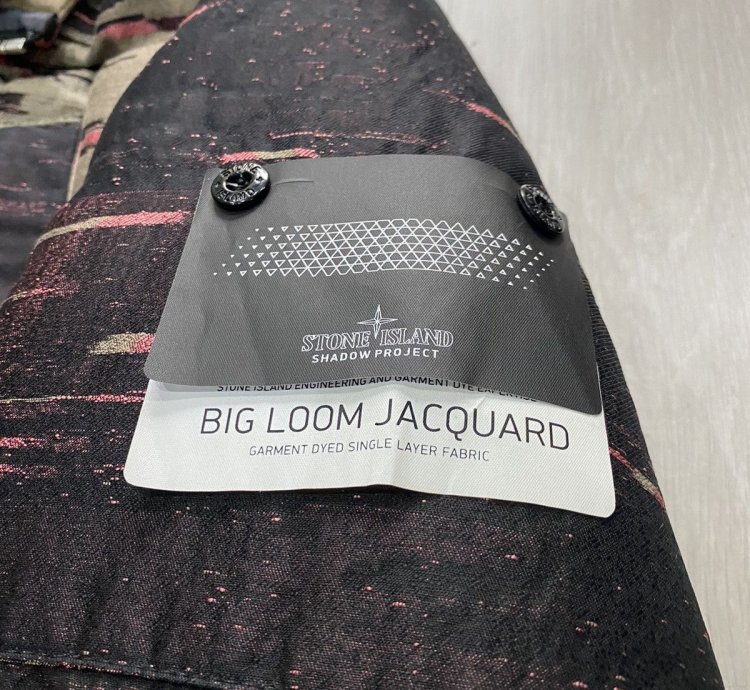 Stone Island Big Loom Jacquard Puffer Jacket Coat