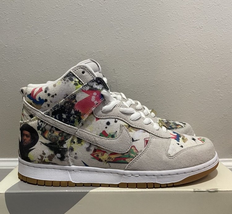 Nike Supreme Sb Dunk High Rammellzee
